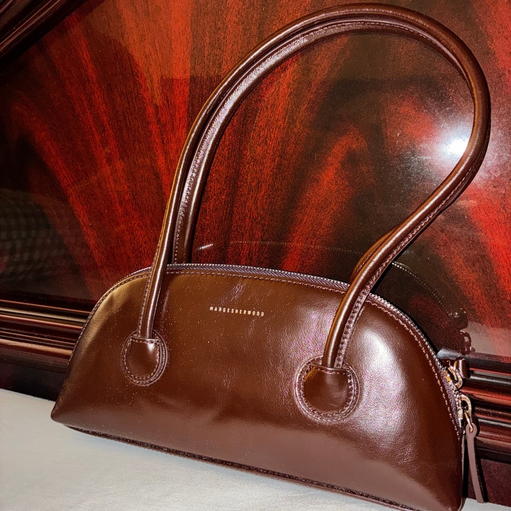 Marge Sherwood Chocolate Brown Shoulder Bag